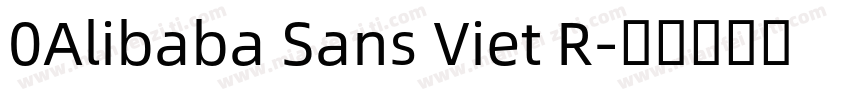 0Alibaba Sans Viet R字体转换